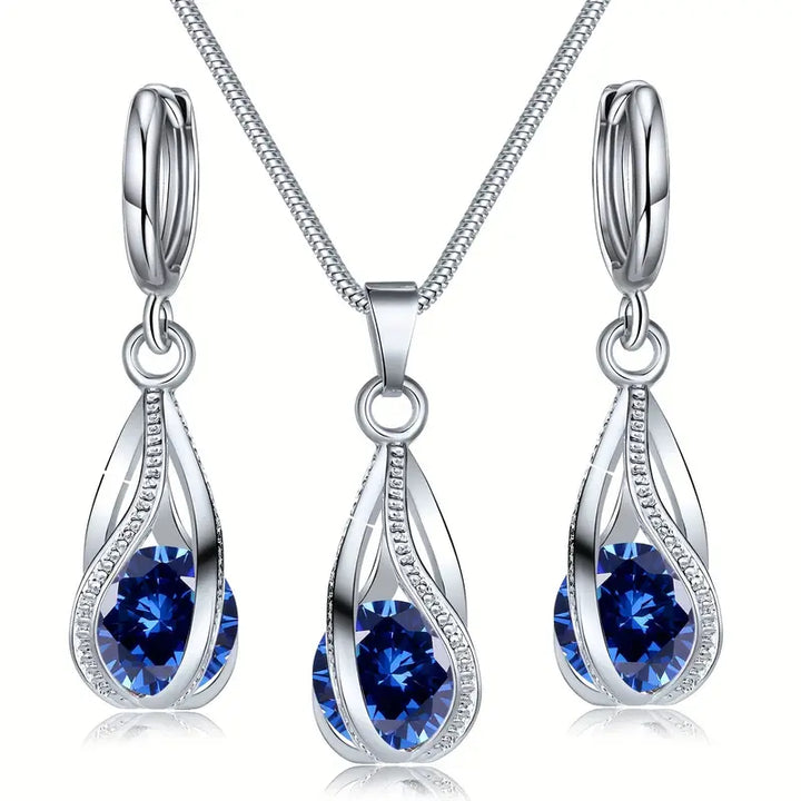 Zelira Fontaine Jewelry Set | White Gold