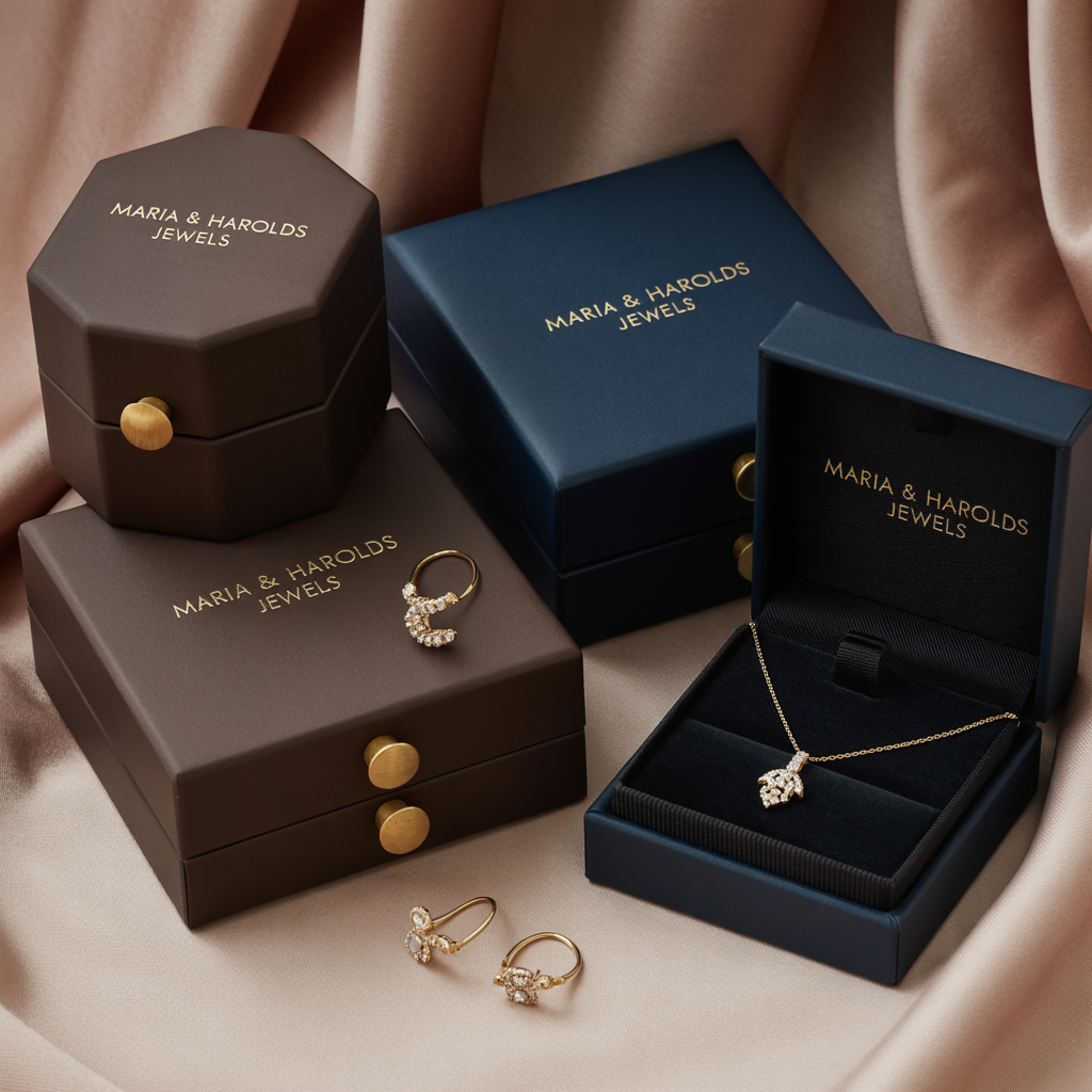 Vintage Silver Golden Heart Earrings