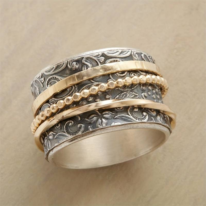 Radiance - Vintage Gold & Silver Ring
